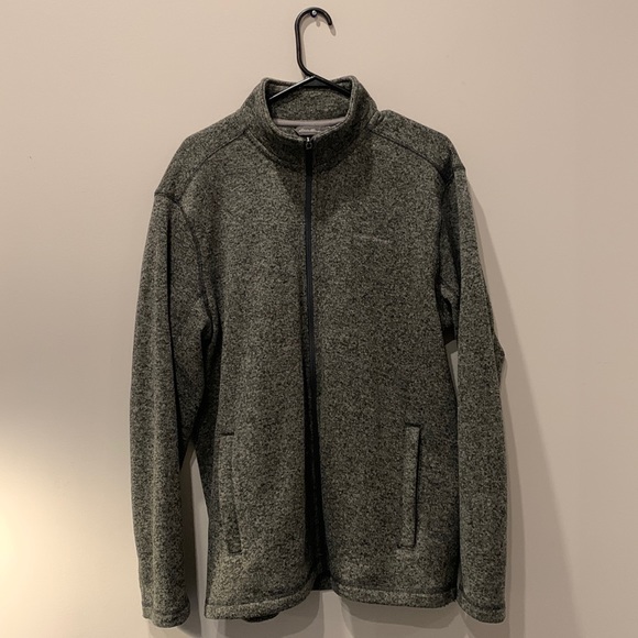Eddie Bauer Full Zip Fleece Sweater - Picture 1 of 4